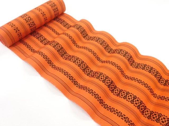 JAPANESE KIMONO / ANTIQUE BOLT FOR OBI / HAKATA